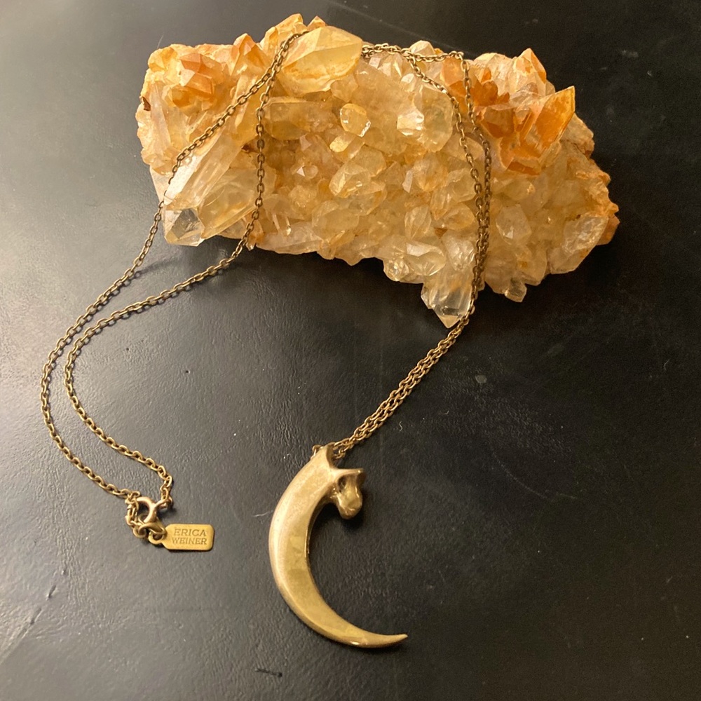 Hawk talon bronze and brass Erica Weiner